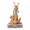 Kitcheniva Pluto Dashing Rein-dog Christmas Figurine Holiday Decor